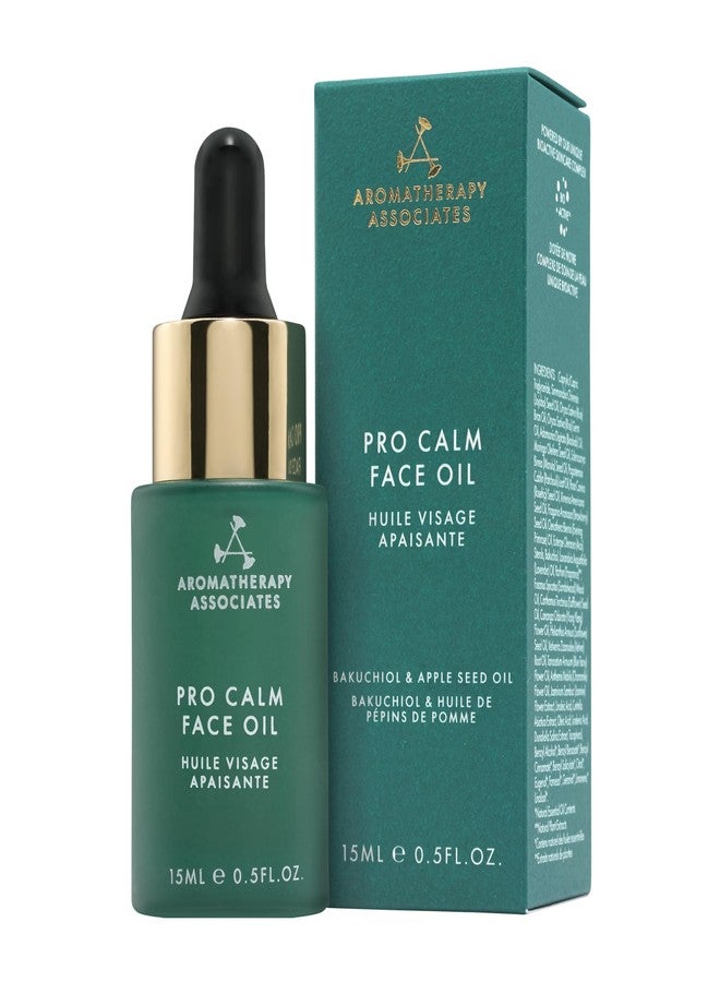 Aromatherapy Associates Pro Calm Face Oil, Lightweight Soothing Facial Oil with Ylang Ylang, Lavender, Bakuchiol & Apple Seed, For Sensitive, Oily & Combination Skin, 0.5 fl oz - Image 1